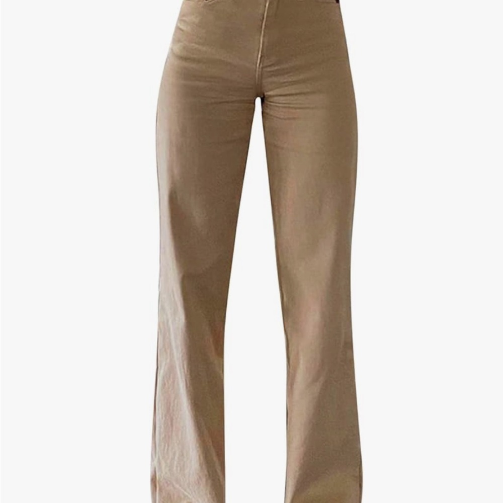 Tan Flare jeans